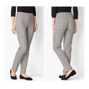 Talbots High Rise Plaid Straight Leg Plus Size Pants Size 22 WP  NWT